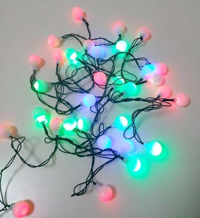 

Новогодняя светодиодная гирлянда Kronos LED 40P T4 Multi шарики (gr_008081)