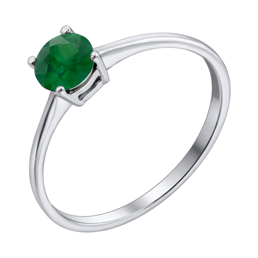 

Серебряное кольцо с изумрудом 000131738 16 размера