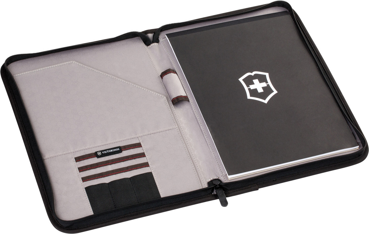 

Папка Victorinox Professional Padfolio с блокнотом (35x25x3) TRAVEL Black