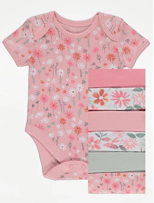 

Боди (7 штук) George Floral Print 68-74 см разноцветные