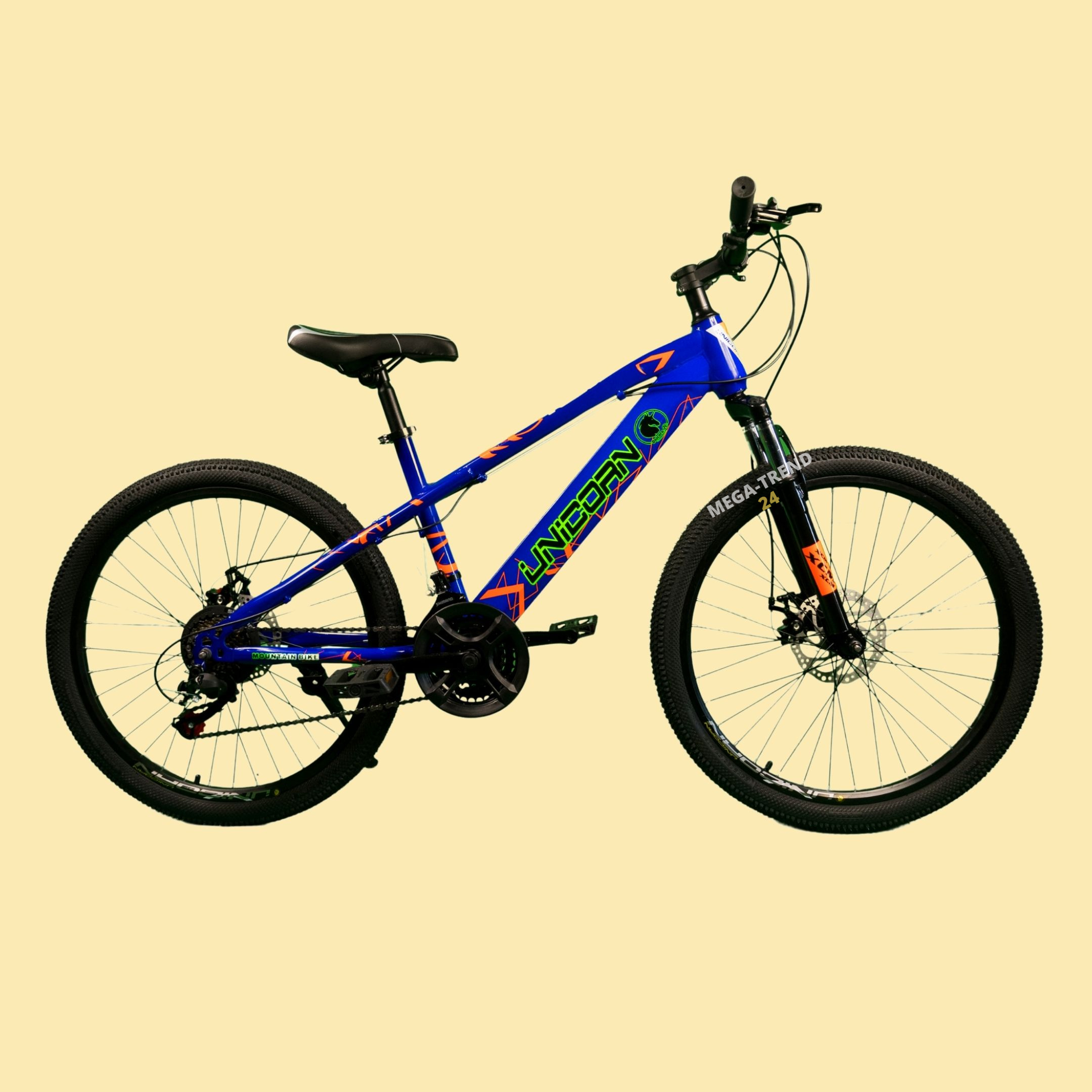 

Спортивный горный велосипед Unicorn Nimble Колеса 24" Рама 15" Алюминий Синий