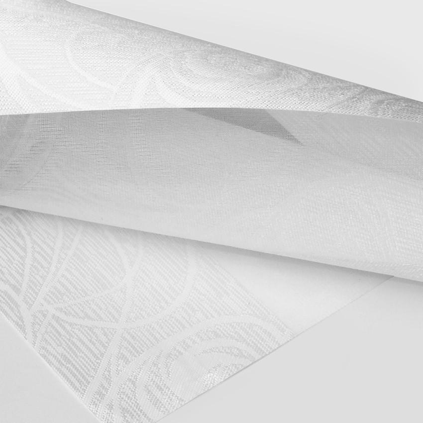 

Рулонная штора RolDecor День-Ночь элит 401 53x150 см Белая BV1258-53
