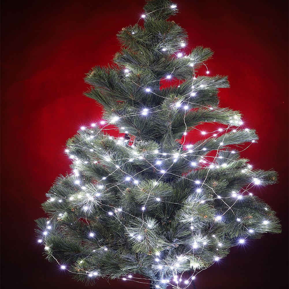 

Гирлянда новогодняя на медной проволоке Xmas Конский хвост 3 м Белая (7271)