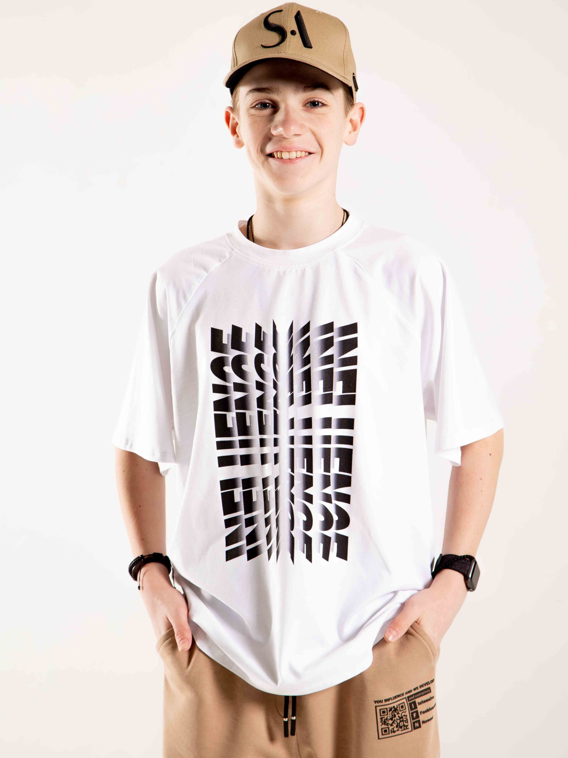 

Футболка oversize See Arsi INF для хлопчика біла 146/152 SA_INF06ВW146/152