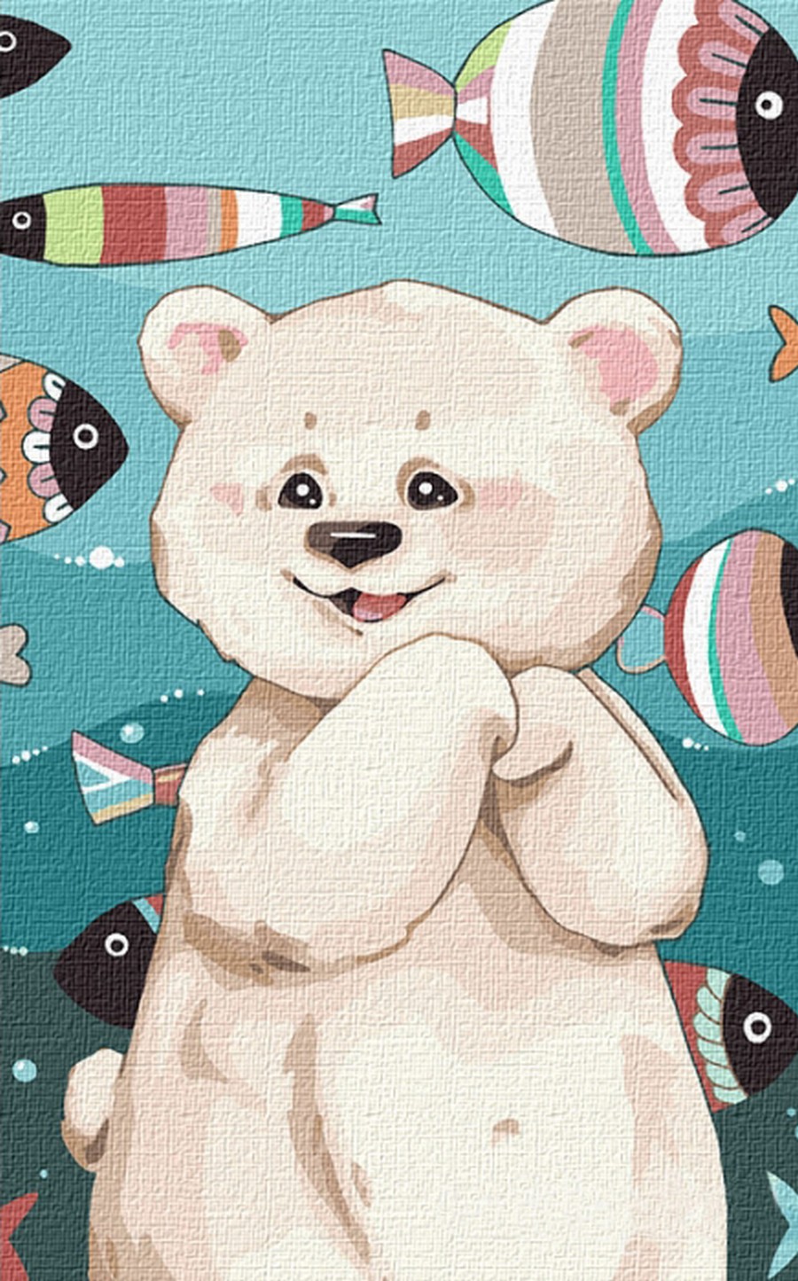 

Картина по номерам Подводный мир, 25x40 Идейка (КНО2369) (0079-2467)