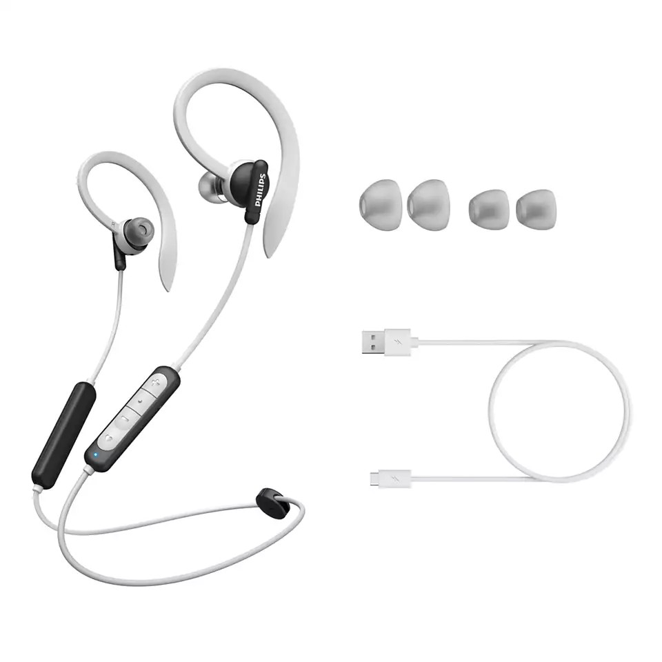 

Наушники Philips TAA4205 In-ear IPX5 Wireless Mic White