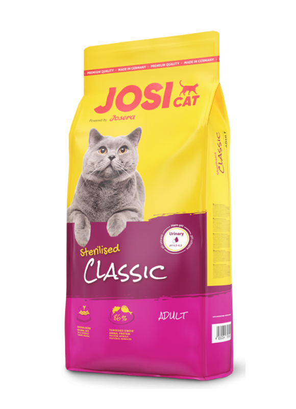 

Сухой корм JosiCat Sterilised Classic для стерилизованных котов с нежным мясом домашней птицы 10 kg