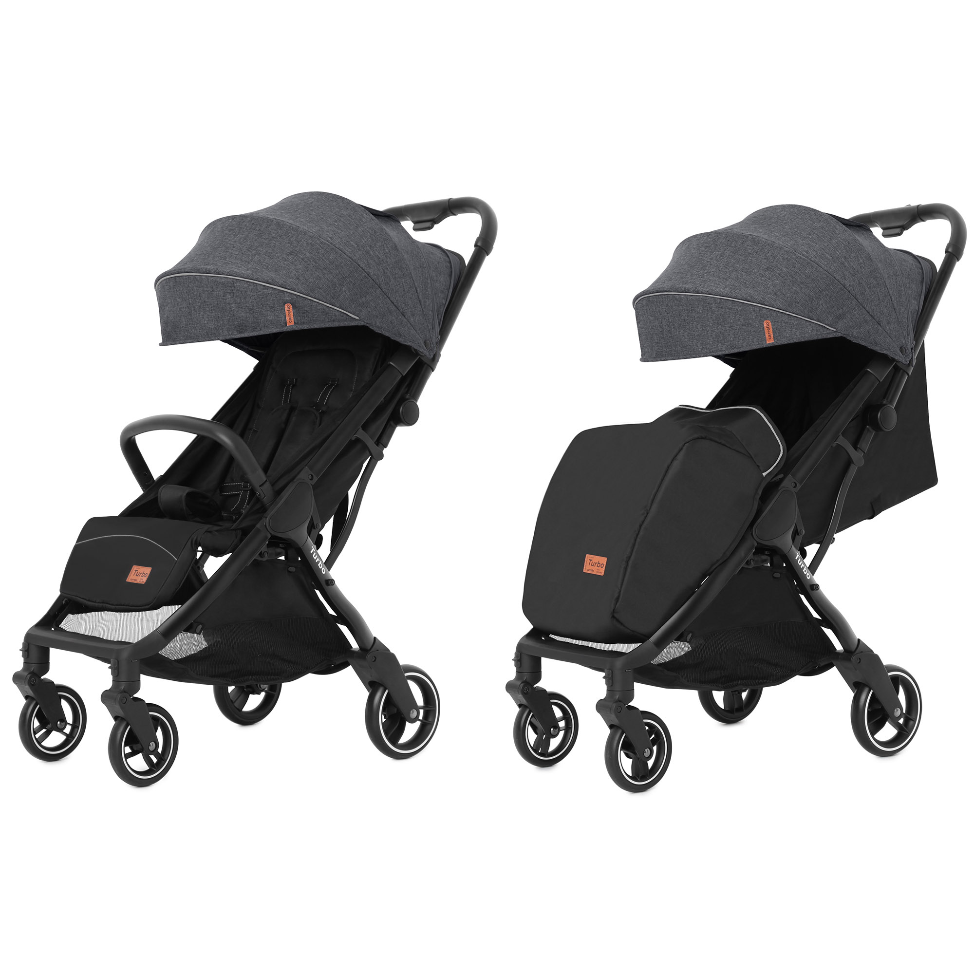 

Коляска прогулянкова CARRELLO Turbo + дощовик (5503(S) Moon Grey)