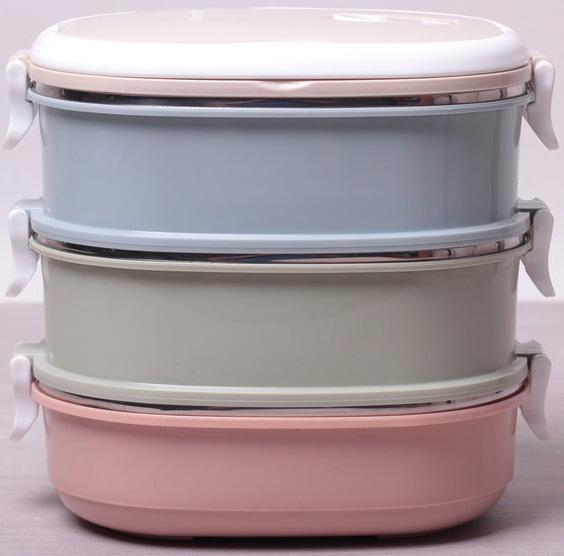 

Ланч-бокс Kamille Food Box 3 емкости по 700 мл 20х14.5х18.5 см (psg_KM-2126)
