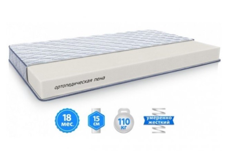 

БЕСПРУЖИННЫЙ Матрас Sleep&Fly LANTAN 120x200 см 15 см ВЫСОТА, EMM Sleep&Fly Silver Edition LANTAN , Ортопедический , Высокий