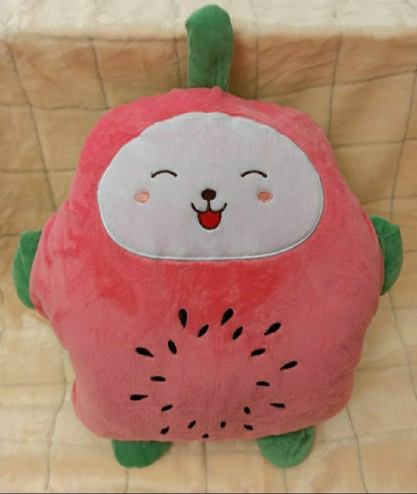 

Мягкая игрушка + плед + подушка арбуз