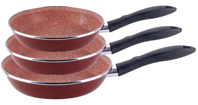 

Набор 3 сковороды Vitrinor Toscana Terracota d 18см, d 20см. d 24см (VI-1108204_psg)