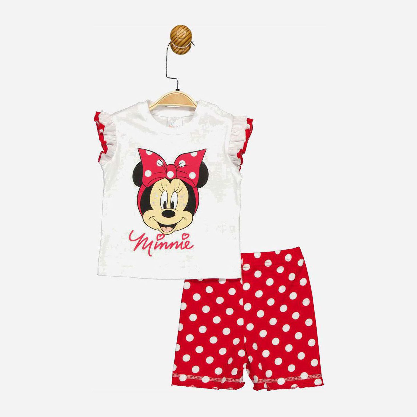 

Костюм (майка + шорты) Disney Minni Mouse MN17355 80-86 см Бело-красный (8691109875082)