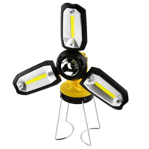 

Кемпинговый фонарь светодиодный аккумуляторный Lux MX-8801-3W+3COB Transformer встроенный аккумулятор, зарядка micro USB, Power bank (5861 L)