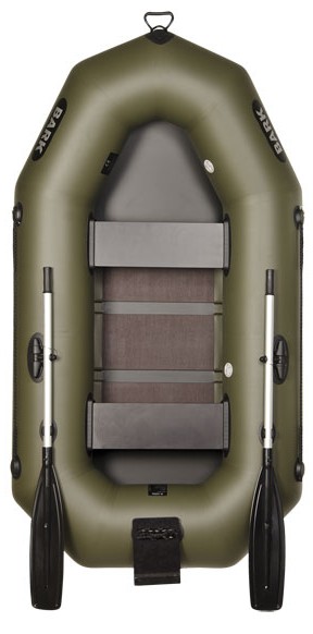 

Лодка Bark В-230NK двухместная, гребная, фикс.сиденья, навесной транец, слань-книжка