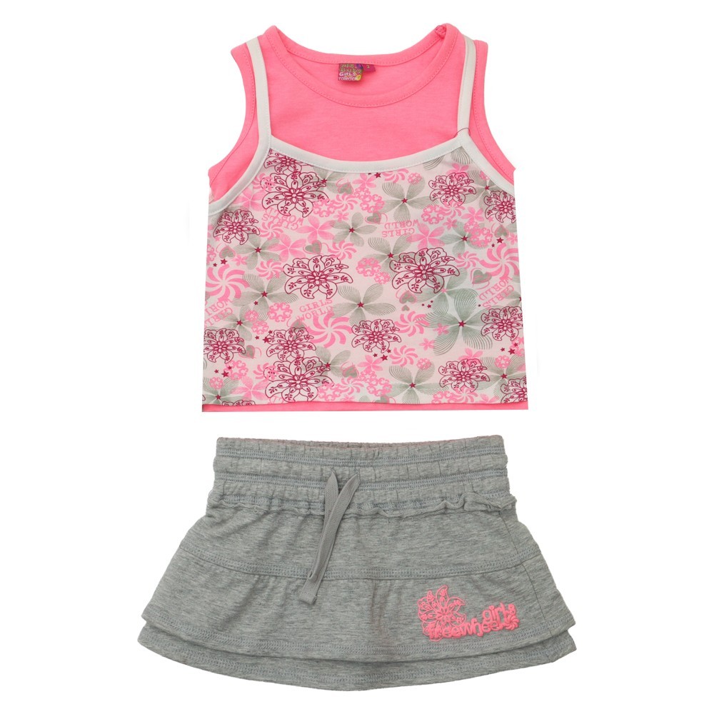 

Костюм: Майка с юбкой Losan Mc baby girls (016802904/719) Розовый 2 Years-92 см
