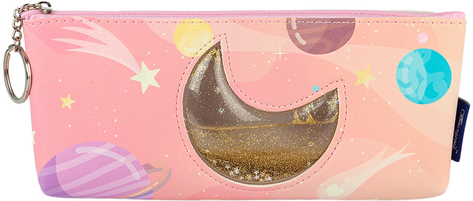 

Пенал Bourgeois 221X-MN мягкий на молнии искусственная кожа розовый 22х8х4 см (РП172/2) (6941078773103)