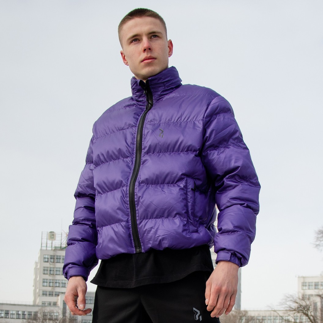 

Куртка демисезонная мужская Пушка Огонь Holla фиолетовая M