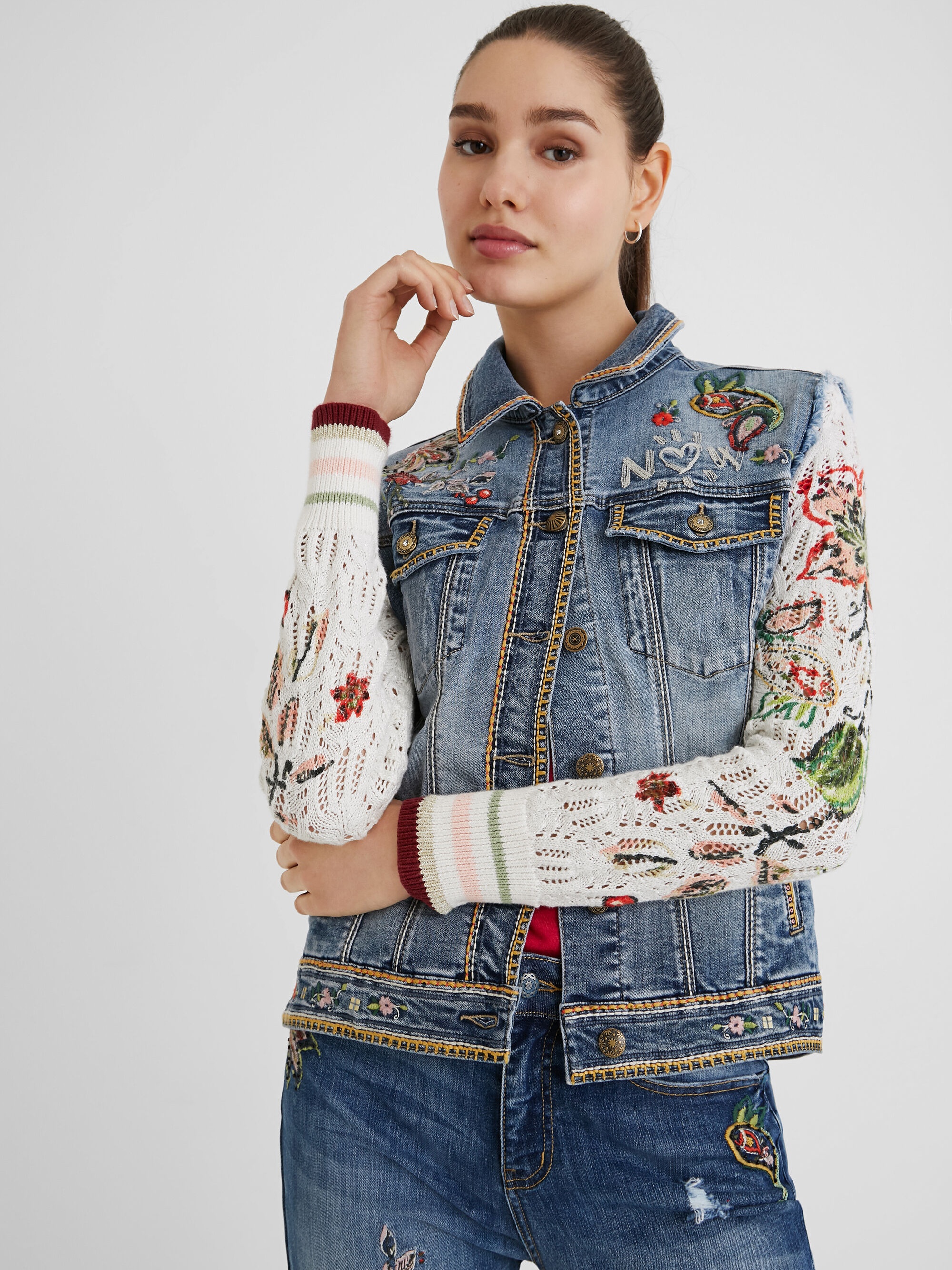 

Джинсовая куртка Desigual 21SWED45-5161 34