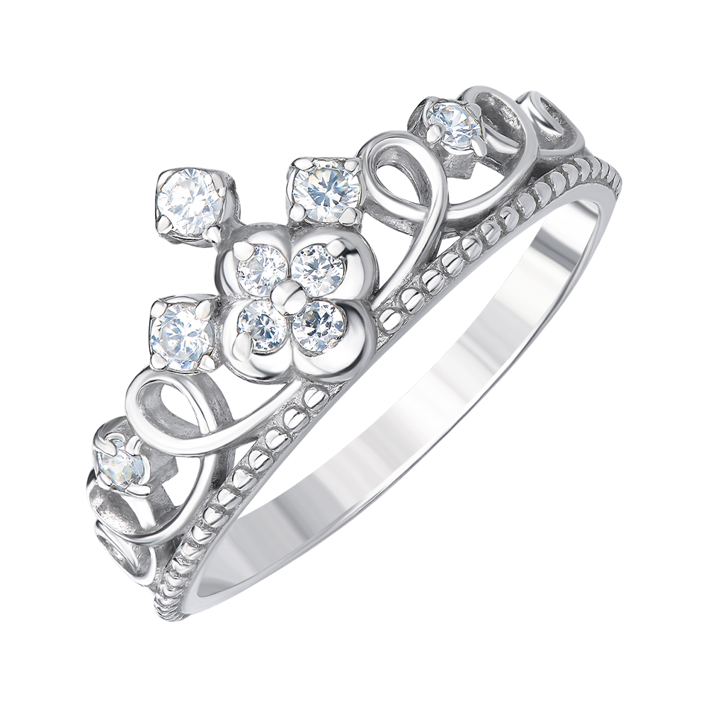 

Серебряное кольцо с фианитами 000144043 16 размера