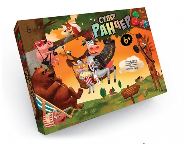 

Настольная игра Danko Toy Супер Ранчер украинский язык (8343-2)