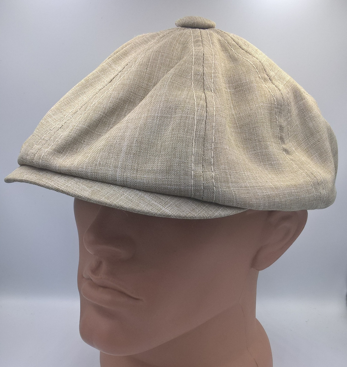 

Кепка мужская восьмиклинка из льна бежевый 6107/12.3 Ellipse, размер 56 L / 57-58