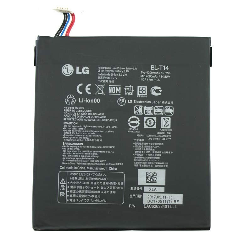 

Аккумулятор LG BL-T14 4200 mAh G Pad 8.0 V490, G Pad 8.0 V495 AAAA/Original тех.пакет