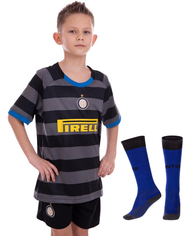 

Комплект футбольной формы детский INTER MILAN резервная 2021 CO-1462 Размер M (рост 130-135 см)