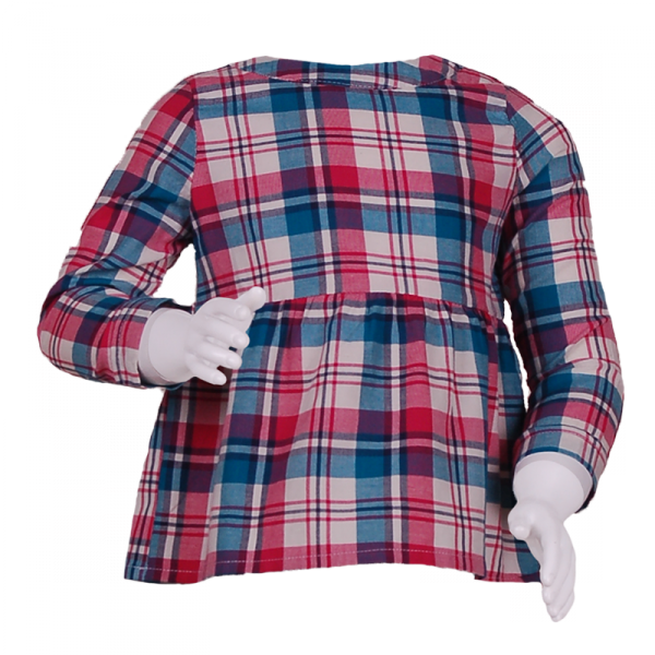 

Рубашка в разноцветную клетку 3 года (98 см) O 30087-different красный цвет