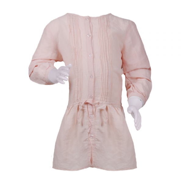 

Рубашка-туника на пуговицах 7 лет (122 см) Z 30046-light pink светло розовый цвет