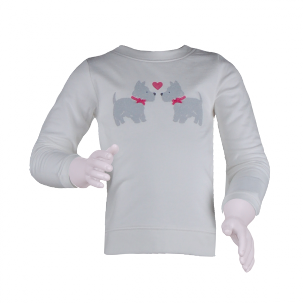 

Свитер с собачками 2 года (87 см) O 30152-white белый цвет