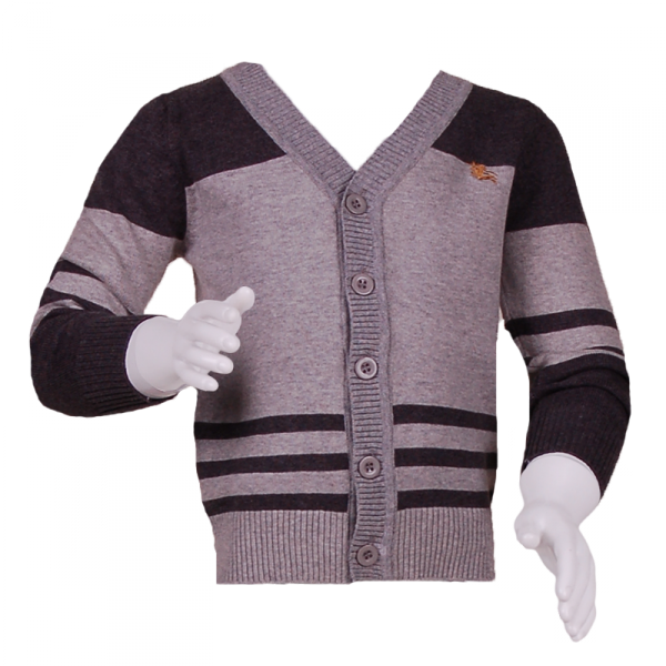 

Кофточка в полоску 3 года (98 см) B 20016-deep grey серый цвет
