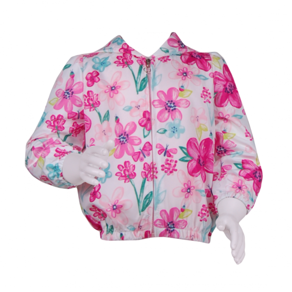 

Ветровка с цветами для девочки 2 года (87 см) O 10250-flowers разноцветный цвет
