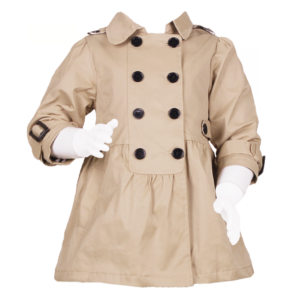 

Тренч с двумя рядами пуговиц 4 года (104 см) B 10044-beige бежевый цвет
