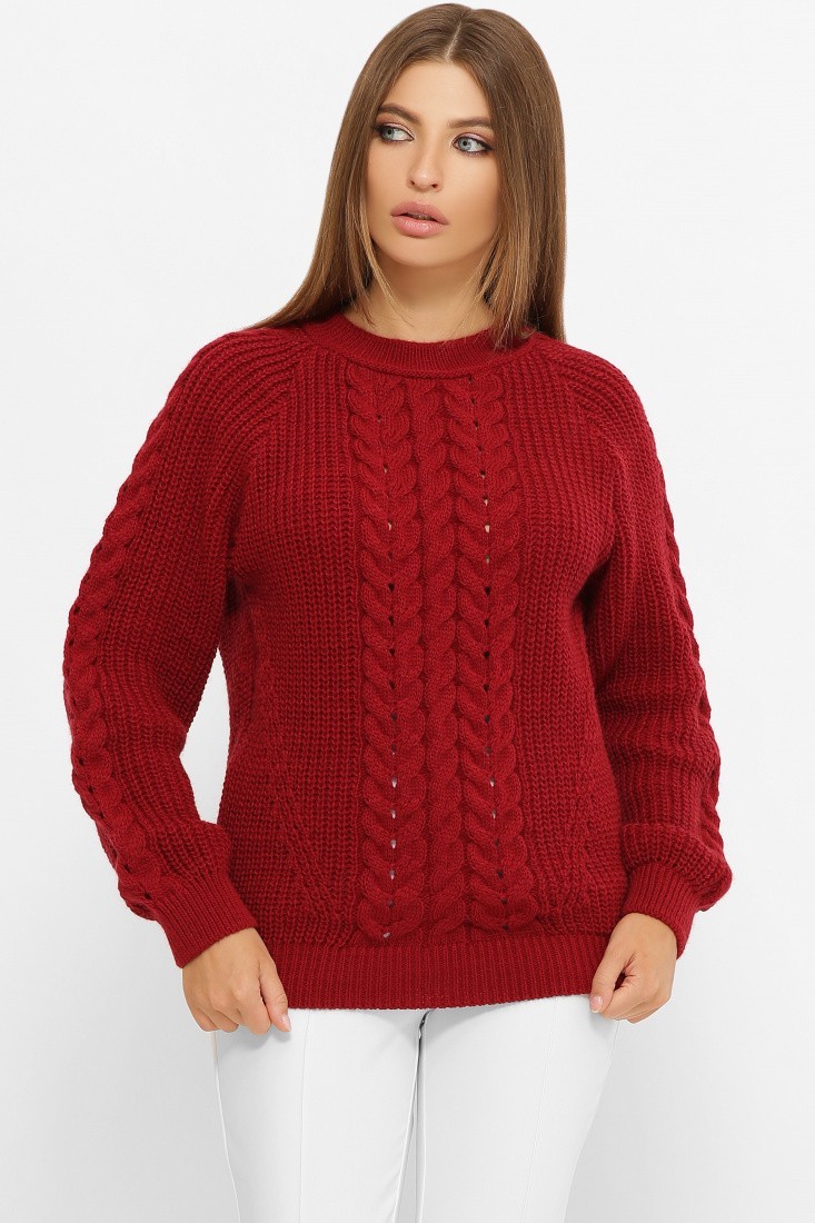 

Свитер Lerri 222  бордовый (Lerri 222, Свитер Lerri 222 44-48 бордовый (Lerri 222)