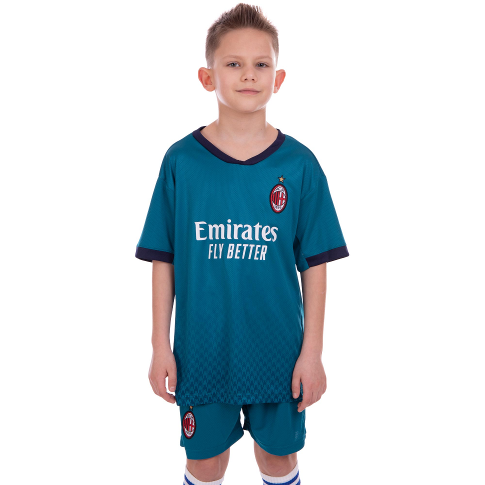 

Форма футбольная детская AC MILAN резервная 2021 CO-2456 Размер S (рост 120-125 см)