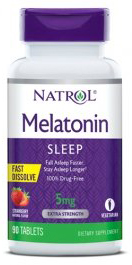 

Витамины Natrol Melatonin 5 мг Straw 90 таблеток (047469058654)