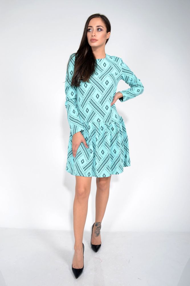 

Платье AGER / Мятный 104R039, Платье AGER S/M Мятный 104R039