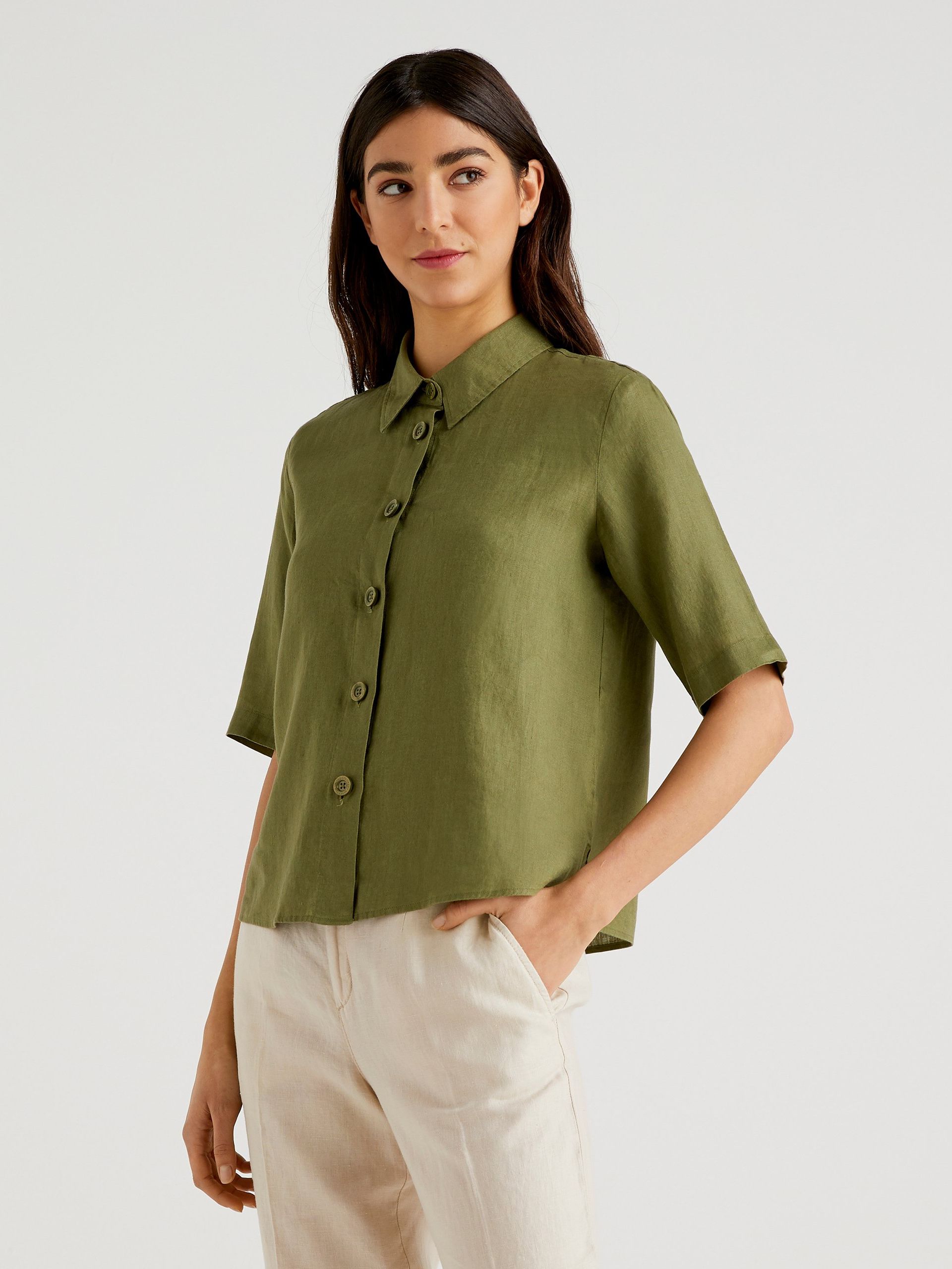 

Рубашка United Colors of Benetton 5BML5QB75-2H2 XS
