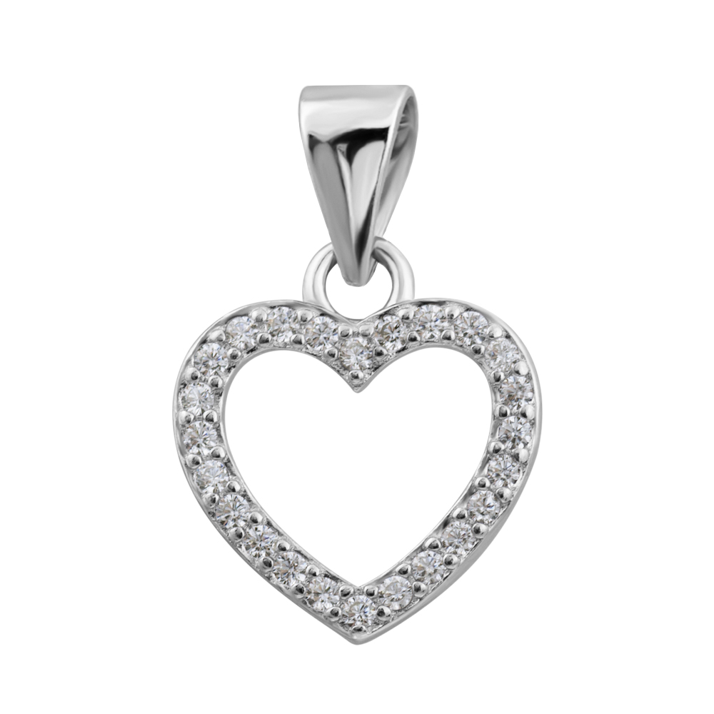 

Серебряная подвеска с фианитами 000132509