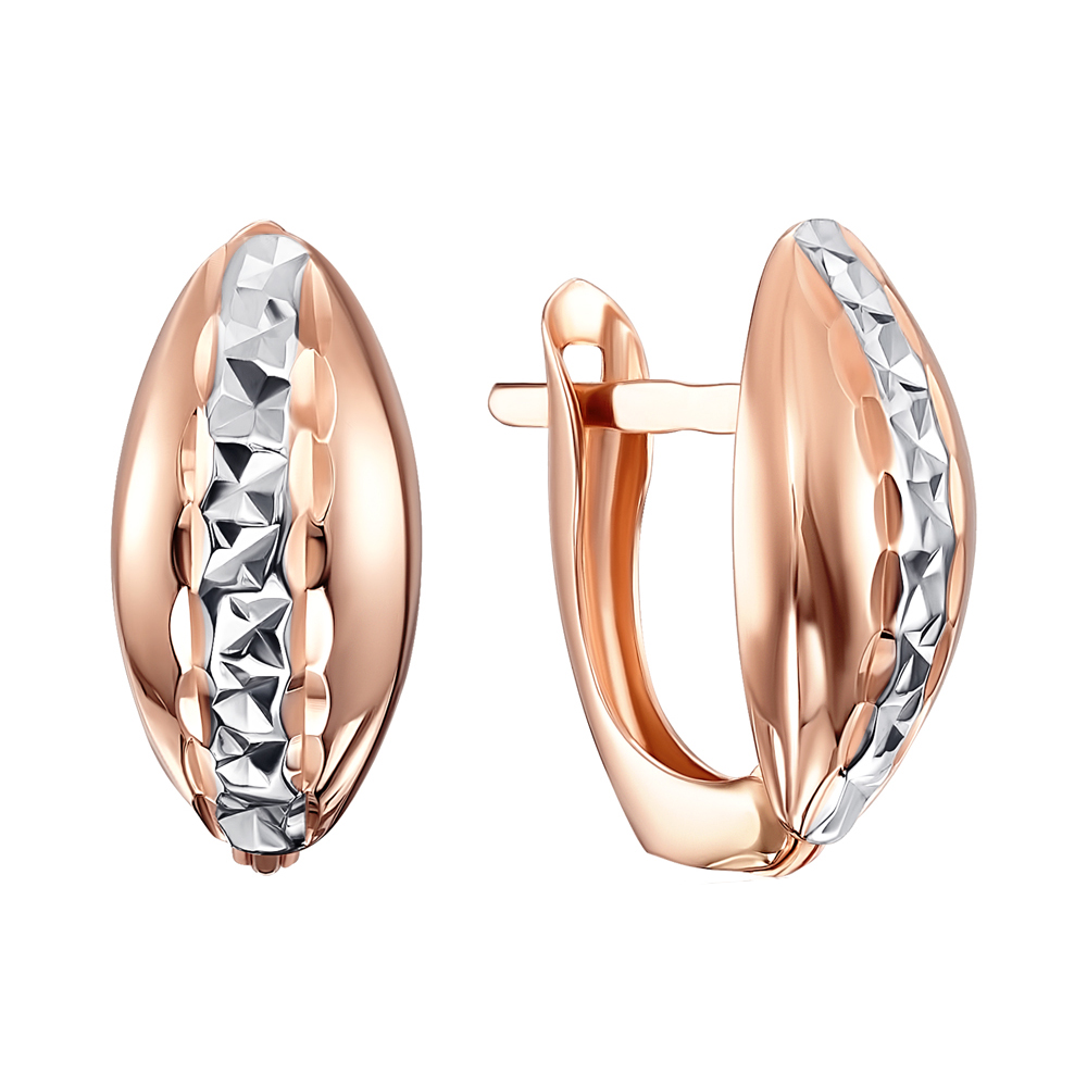 

Серьги из красного золота с алмазной гранью 000126279