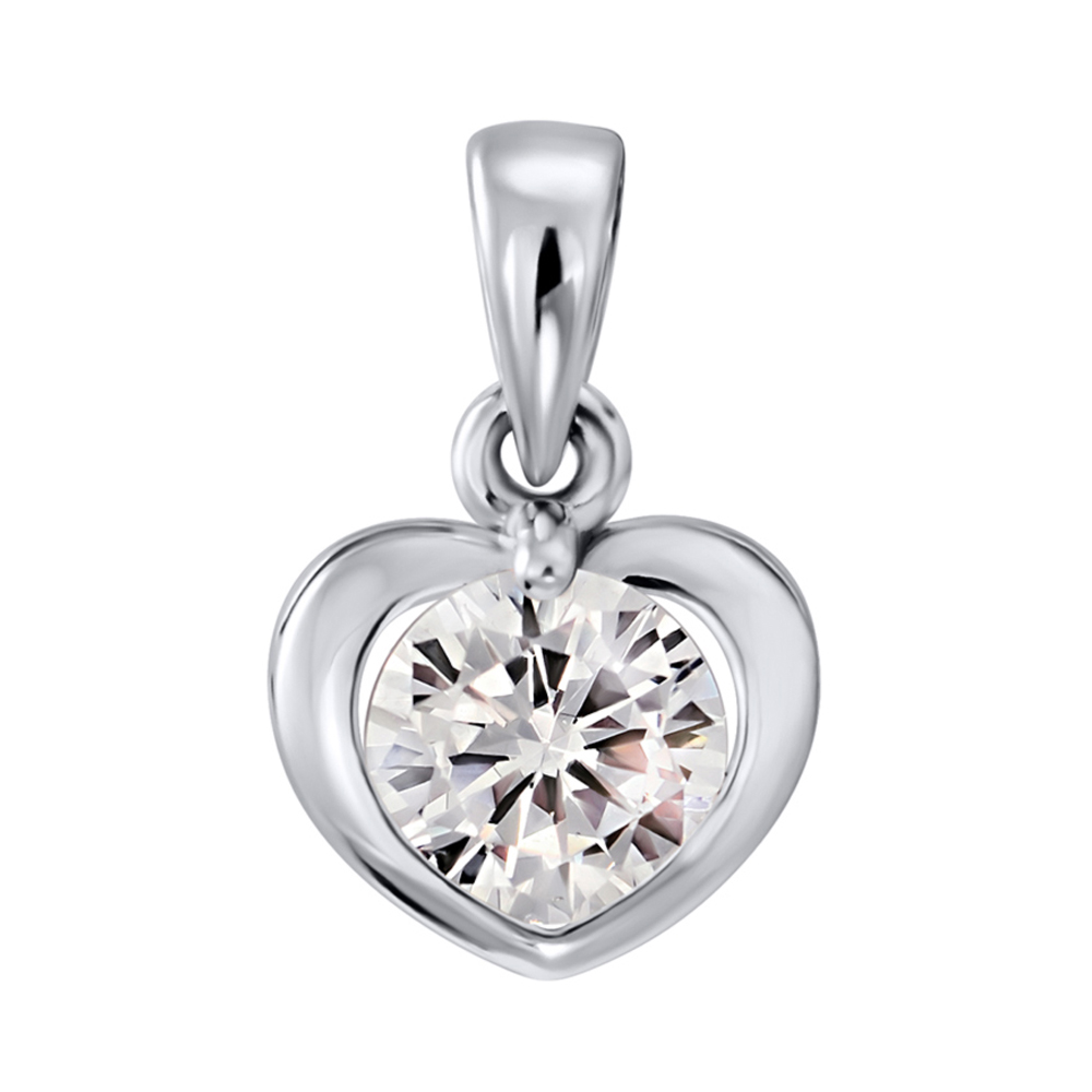 

Серебряная подвеска с фианитом 000140076