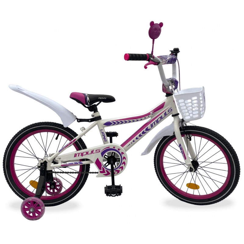 

Велосипед IMPULS KIDS 18" бело-фиолетовый SP