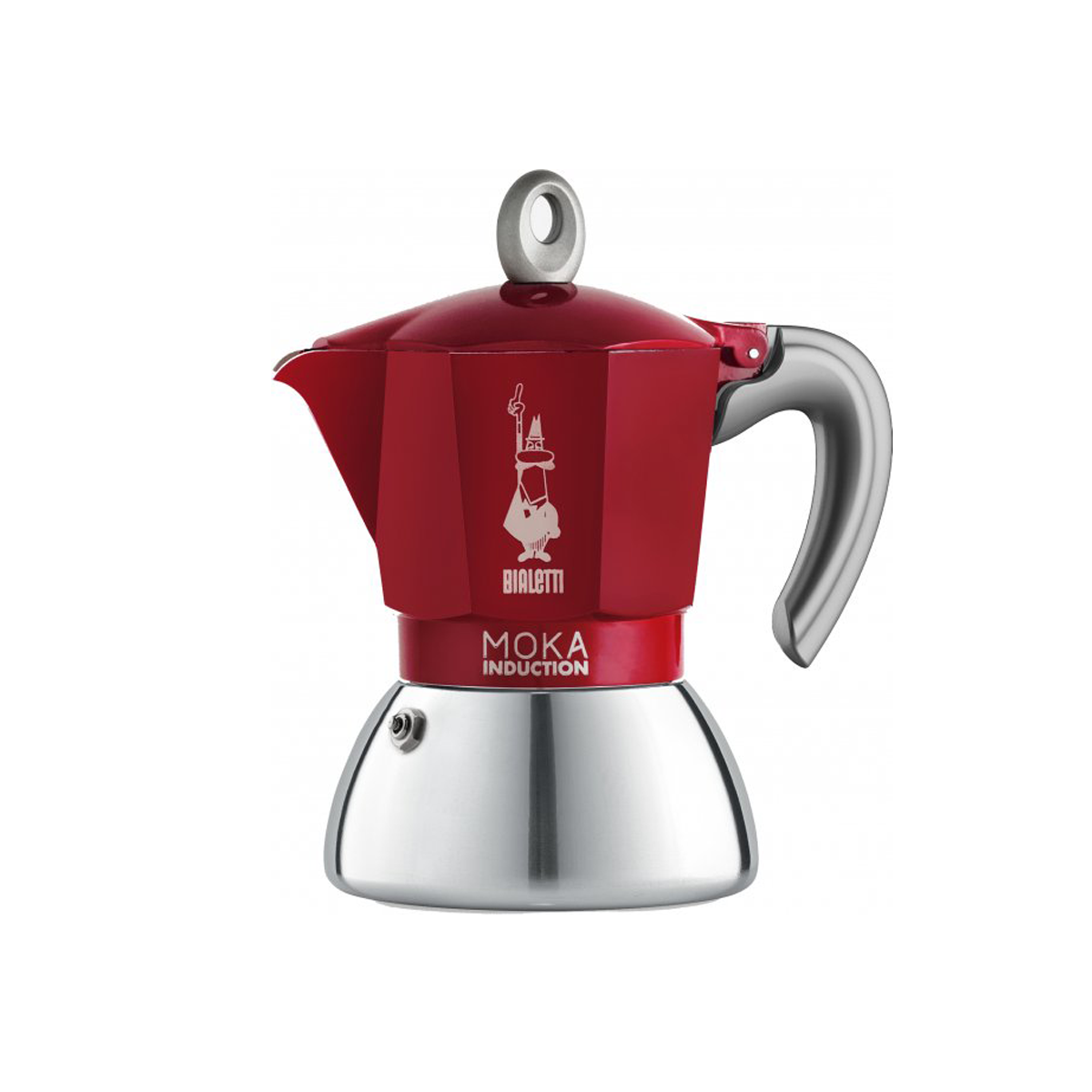 

Гейзерная кофеварка BIALETTI INDUZIONE ROSSA 4TZ
