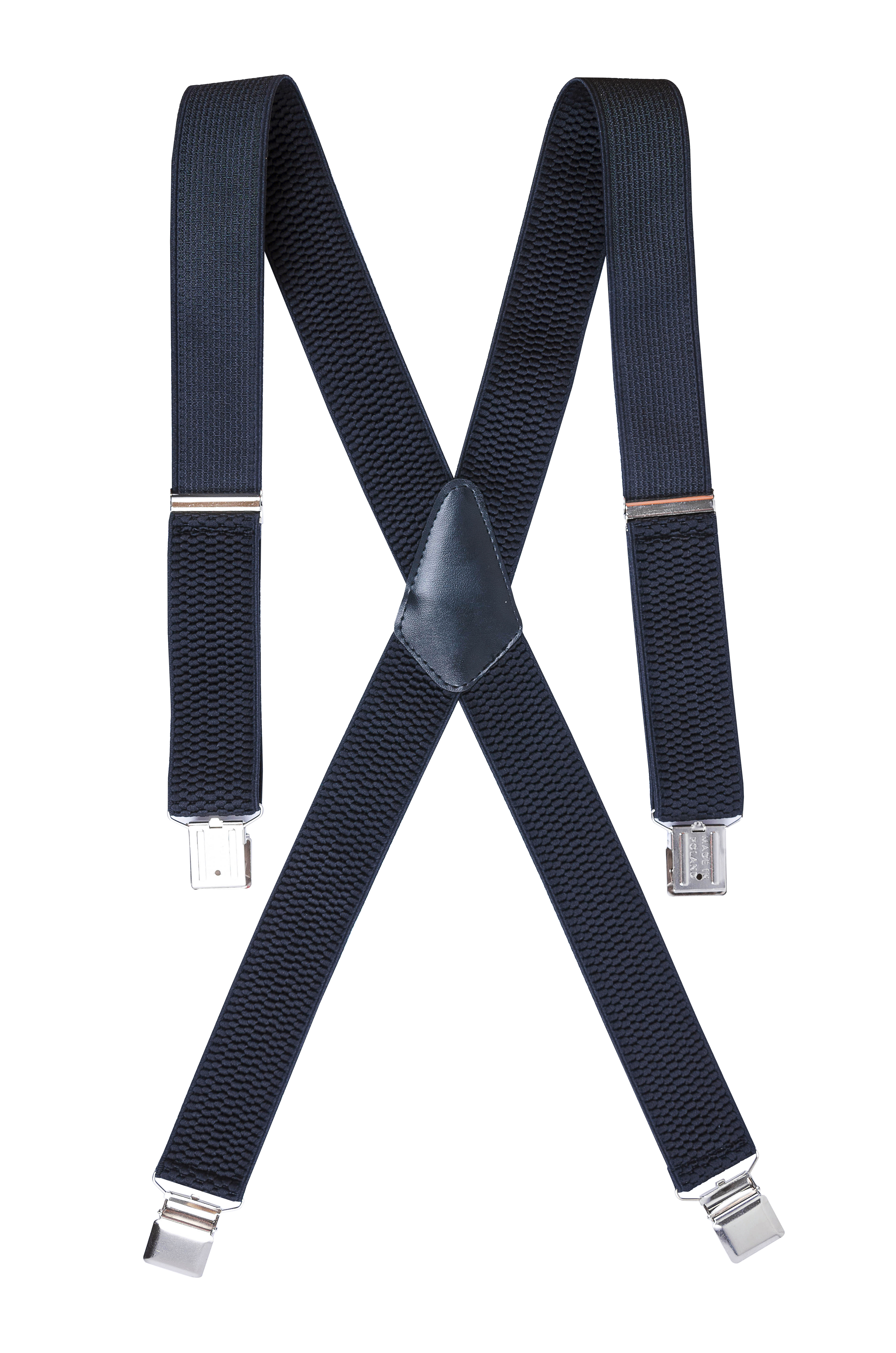 

Мужские подтяжки Braces крестовые черный