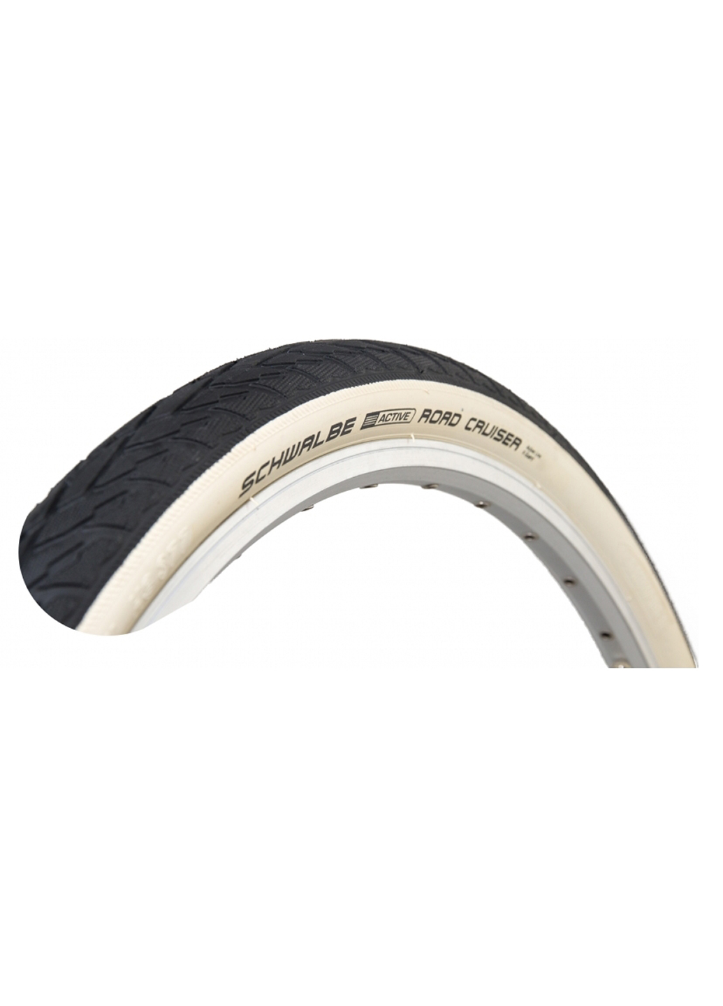 

Покришка Schwalbe Road Cruiser Active K-Guard 28х1.75 (47-622) B/W-SK GC Чорний з білим (11101286)