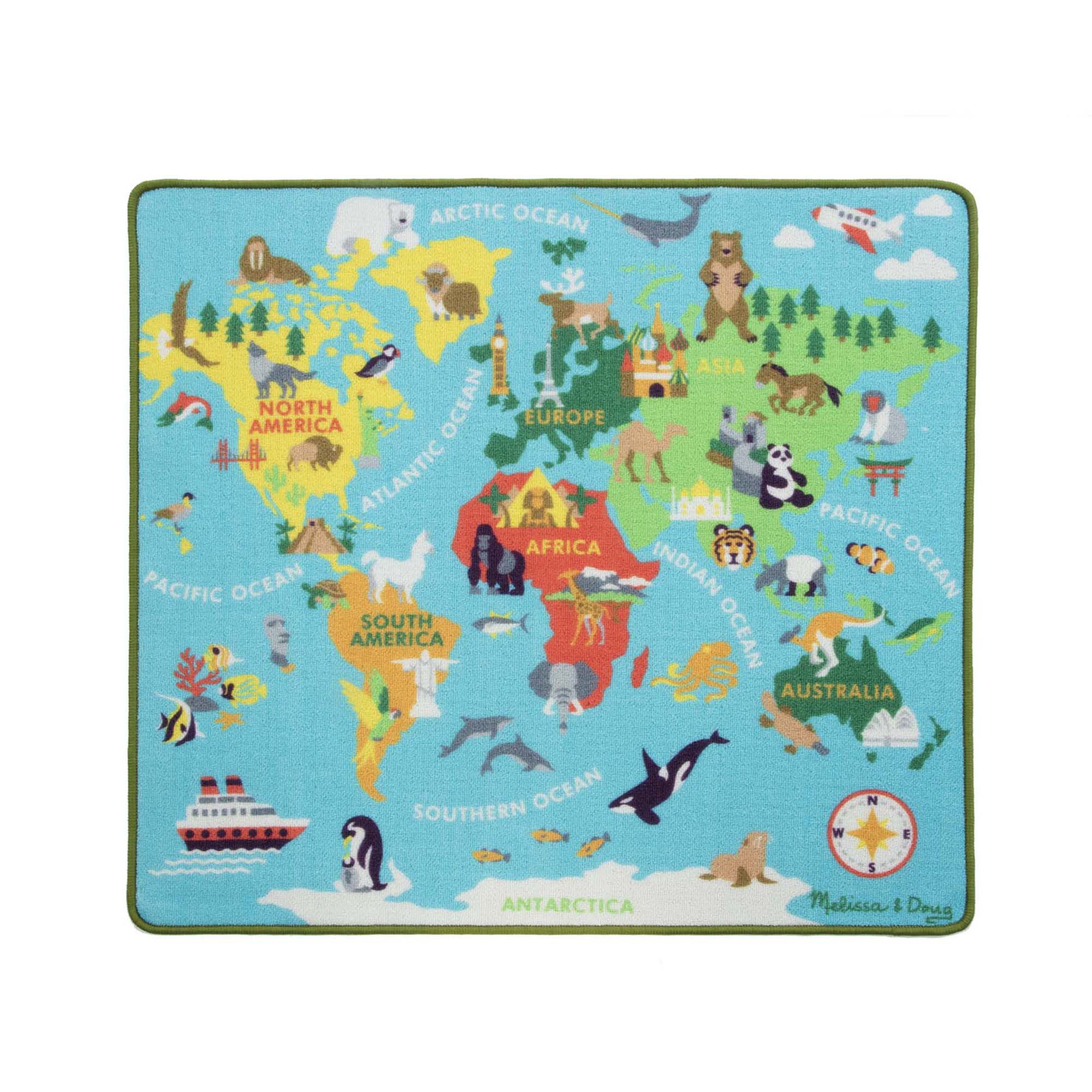 

Ігровий килимок "Мапа світу" Melissa&Doug (MD15194)