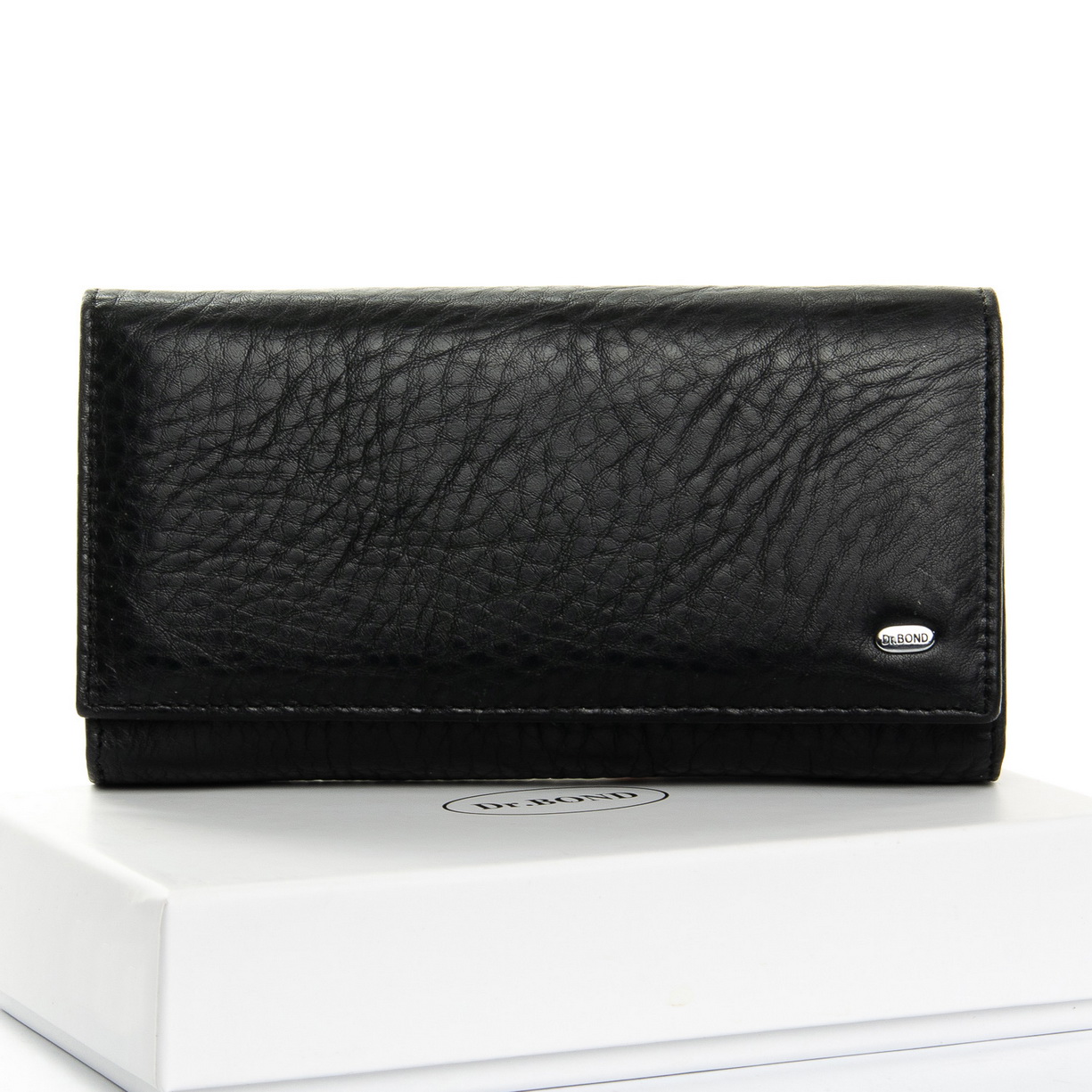 

Женский кожаный кошелек dr.Bond Classic W46 черный