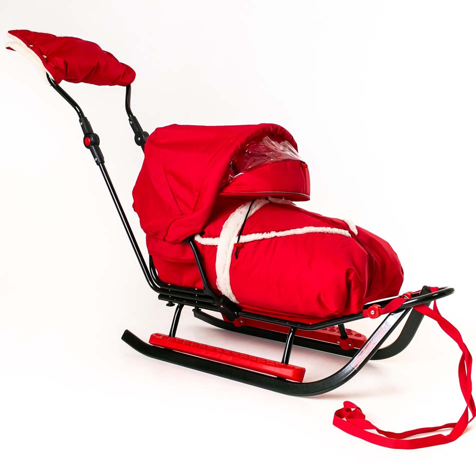 

Санки Adbor Piccolino Black Edition DELUXE Red
