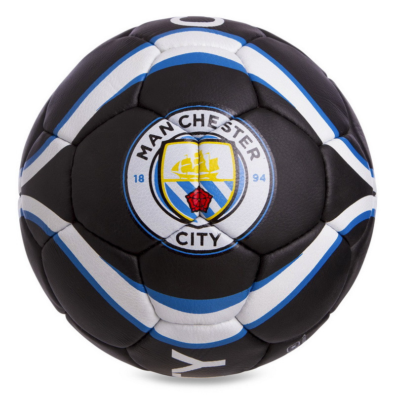 

Мяч футбольный Profi Grippy Pro Liga №5 Manchester City Манчестер Сити FC 2165 Black-White-Blue